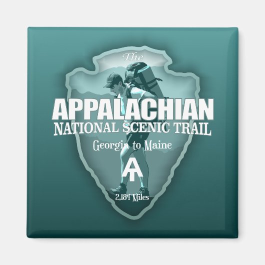 Appalachian Trail (arrowhead T) Magnet (Vorne)