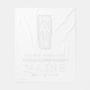 Appalachian Trail Blaze 100 Mile Wilderness Maine Fleecedecke