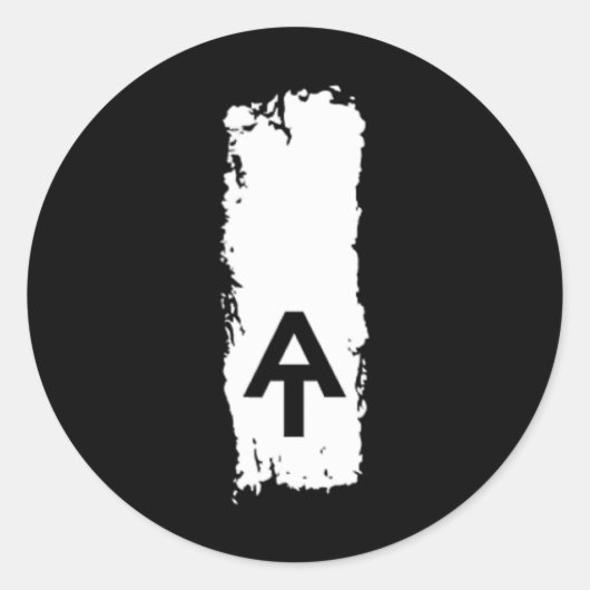 Appalachian Trail Blaze Pocket Patch  Runder Aufkleber (Vorderseite)