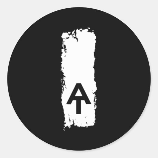 Appalachian Trail Blaze Pocket Patch Runder Aufkleber (Vorderseite)