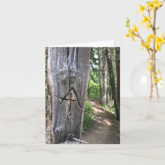 Appalachian Trail Card Karte (Gelbe Blume)