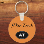 Appalachian Trail Hiker Trash Orange Schlüsselkett Schlüsselanhänger (Vorderseite)