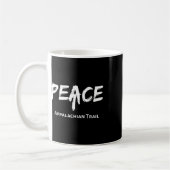 Appalachian Trail Logo - Friedliches Wandern Kaffeetasse (Links)
