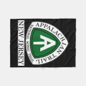Appalachian Trail New Jersey Nj Fleecedecke (Vorderseite (Horizontal))