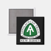 Appalachian Trail New Jersey Nj Magnet (Vorderseite/Rückseite)