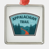 Appalachian Trail Ornament Aus Metall (Vorne)