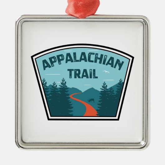 Appalachian Trail Ornament Aus Metall (Vorne)