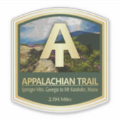 Appalachian Trail (PF) Aufkleber (Vorderseite)