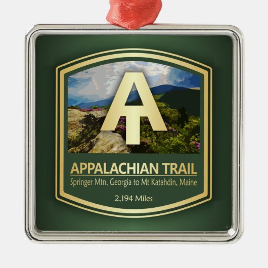 Appalachian Trail (PF) Ornament Aus Metall (Vorne)
