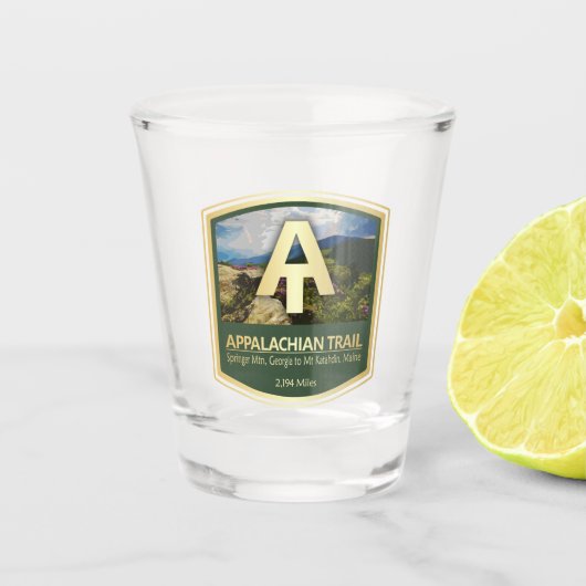 Appalachian Trail (PF) Schnapsglas (Vorderseite)