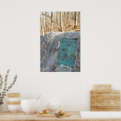 Appalachian Trail Plaque Unicoi Gap GA Poster (Küche)