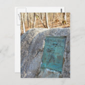 Appalachian Trail Plaque Unicoi Gap GA Tasse Postkarte (Vorne/Hinten)