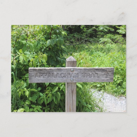 Appalachian Trail Post Card Postkarte (Vorderseite)