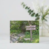 Appalachian Trail Postkarte (Stehend Vorderseite)