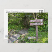 Appalachian Trail Postkarte (Vorne/Hinten)