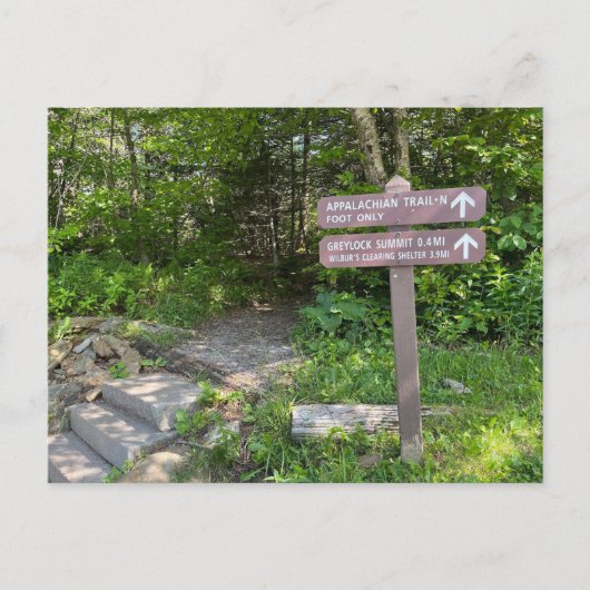 Appalachian Trail Postkarte (Vorderseite)