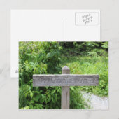 Appalachian Trail Postkarte (Vorne/Hinten)