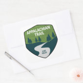 Appalachian Trail Quadratischer Aufkleber (Umschlag)