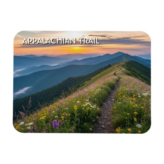 Appalachian-Trail-Reise Magnet (Horizontal)