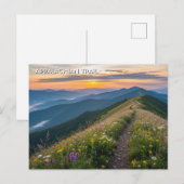 Appalachian-Trail-Reise Postkarte (Vorne/Hinten)
