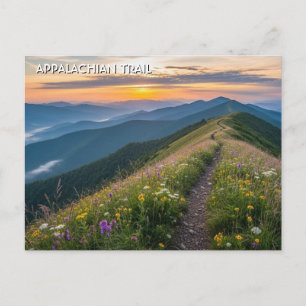 Appalachian-Trail-Reise Postkarte