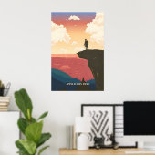 Appalachian-Trail-Reiseposter Poster (Heimbüro)