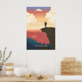 Appalachian-Trail-Reiseposter Poster (Küche)