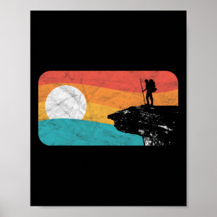 Appalachian Trail Retro Mcafee's Knob Wander-Shirt Poster