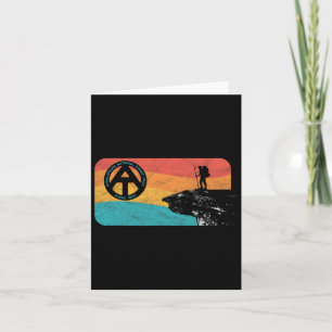 Appalachian Trail Retro Mcafee's Knob Wandern Karte
