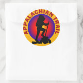 Appalachian Trail Runder Aufkleber (Tasche)