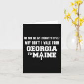 Appalachian Trail Souvenir Karte (Gelbe Blume)