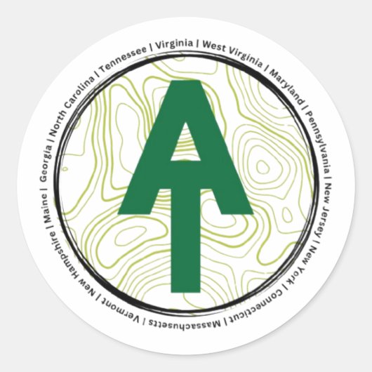 Appalachian Trail Sticker (Vorderseite)