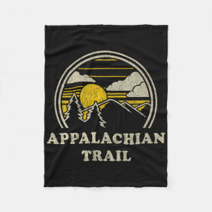 Appalachian Trail T-Shirt Vintage Wandern Berge Fleecedecke