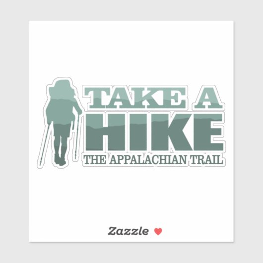 Appalachian Trail (TAH2) Aufkleber (Blatt)