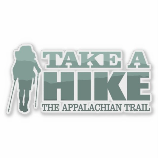 Appalachian Trail (TAH2) Aufkleber (Vorderseite)
