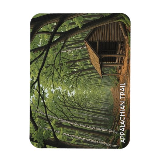Appalachian Trail Travel Magnet (Vertikal)