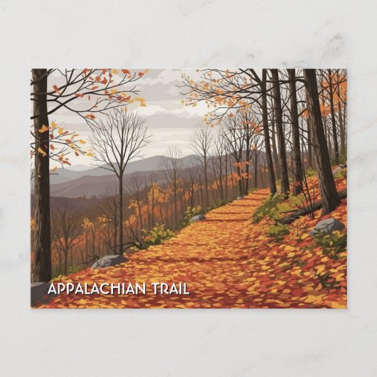 Appalachian Trail Travel Postkarte (Vorderseite)