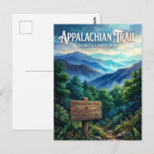 Appalachian Trail USA Postkarte (Vorne/Hinten)