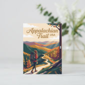 Appalachian Trail USA Postkarte (Stehend Vorderseite)