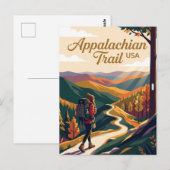 Appalachian Trail USA Postkarte (Vorne/Hinten)