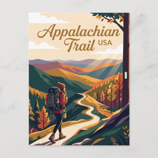 Appalachian Trail USA Postkarte (Vorderseite)