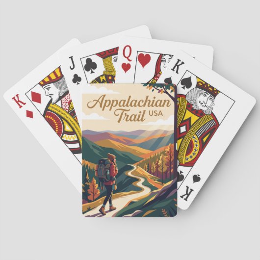 Appalachian Trail USA Spielkarten (Rückseite)