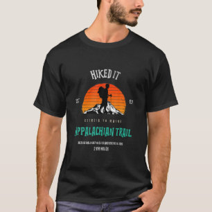 Appalachian Trail - Vintage Hiker Silhouette - Hik T-Shirt