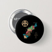 Appalachian-Trail-Wanderkarte Button (Vorne & Hinten)