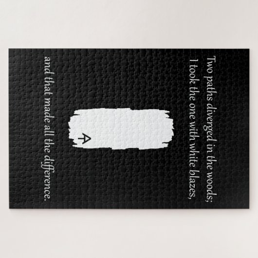 Appalachian Trail White Blaze Paths Divertiert Puzzle (Horizontal)