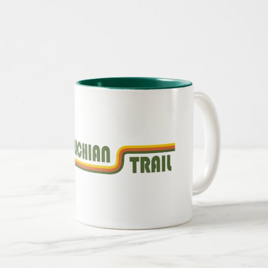 Appalachian Trail Zweifarbige Tasse (VorderseiteRechts)
