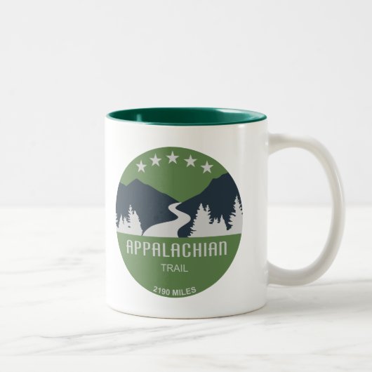 Appalachian Trail Zweifarbige Tasse (Rechts)