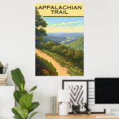 Appalachian Train Overlook Poster (Heimbüro)