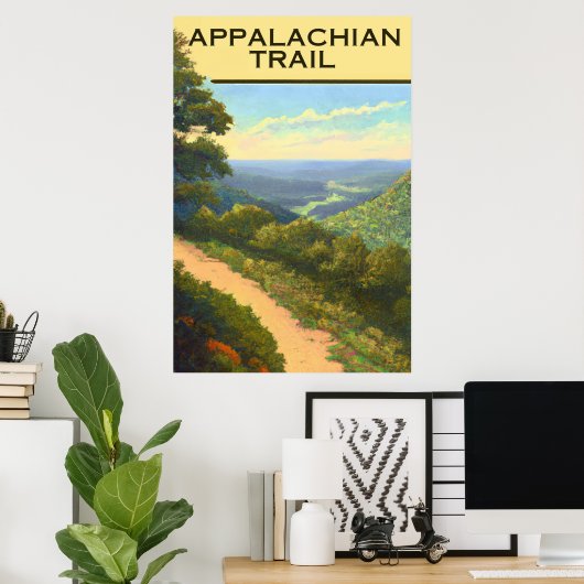 Appalachian Train Overlook Poster (Heimbüro)