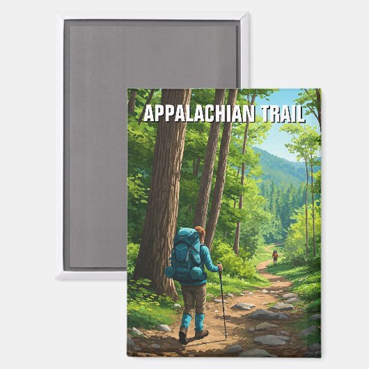 Appalachian Travel Magnet (Vorderseite/Rückseite)